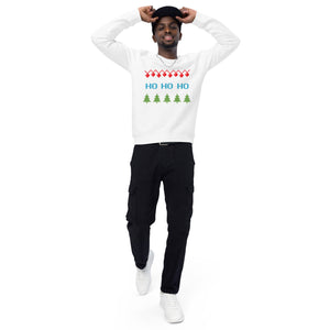 Unisex Organic Sweatshirt "Ho Ho Ho"