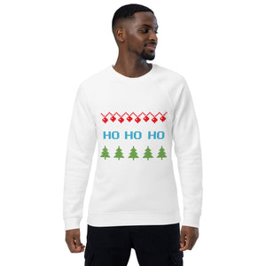 Unisex Organic Sweatshirt "Ho Ho Ho"